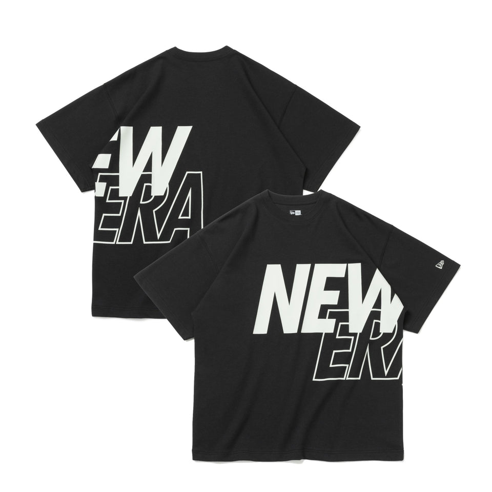 半袖 オーバーサイズド パフォーマンス Tシャツ Front & Back Logo ブラック【 Performance Apparel 】 - 13755362-S | NEW ERA ニューエラ公式オンラインストア
