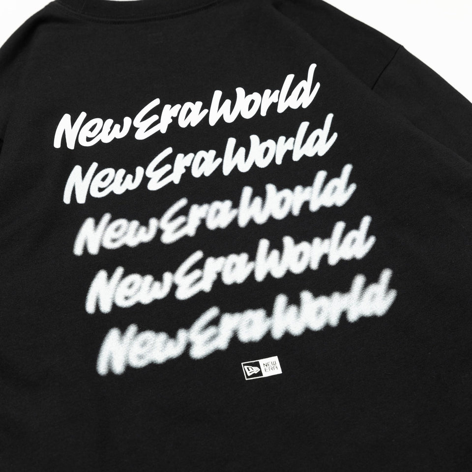 長袖 コットン Tシャツ Gradation ブラック × ホワイト レギュラーフィット - 13330965-S | NEW ERA ニューエラ公式オンラインストア