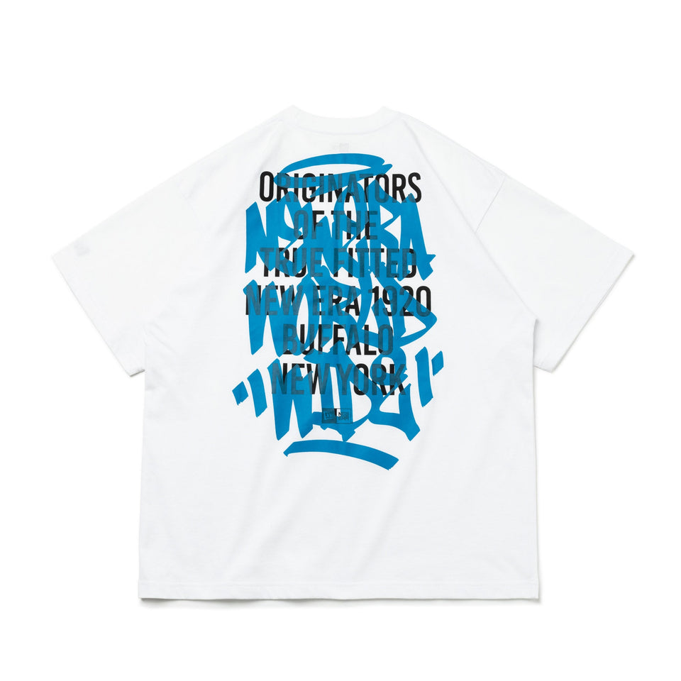 半袖 オーバーサイズド コットン Tシャツ Graffiti ホワイト - 13330874-S | NEW ERA ニューエラ公式オンラインストア