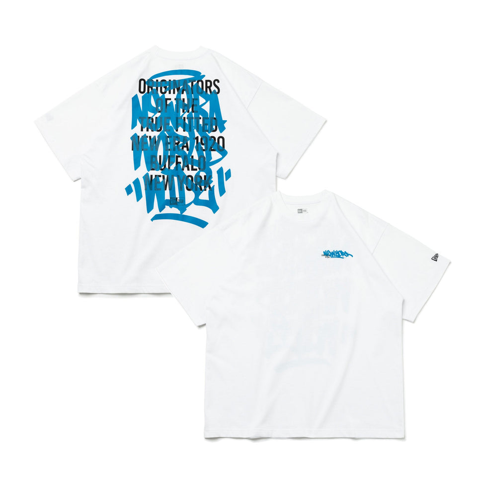 半袖 オーバーサイズド コットン Tシャツ Graffiti ホワイト - 13330874-S | NEW ERA ニューエラ公式オンラインストア