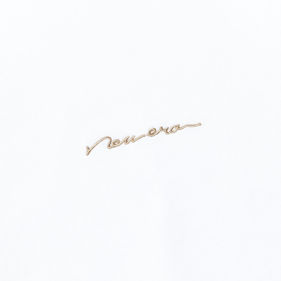長袖 オーバーサイズド コットン Tシャツ Handwritten Logo ホワイト - 13755392-S | NEW ERA ニューエラ公式オンラインストア