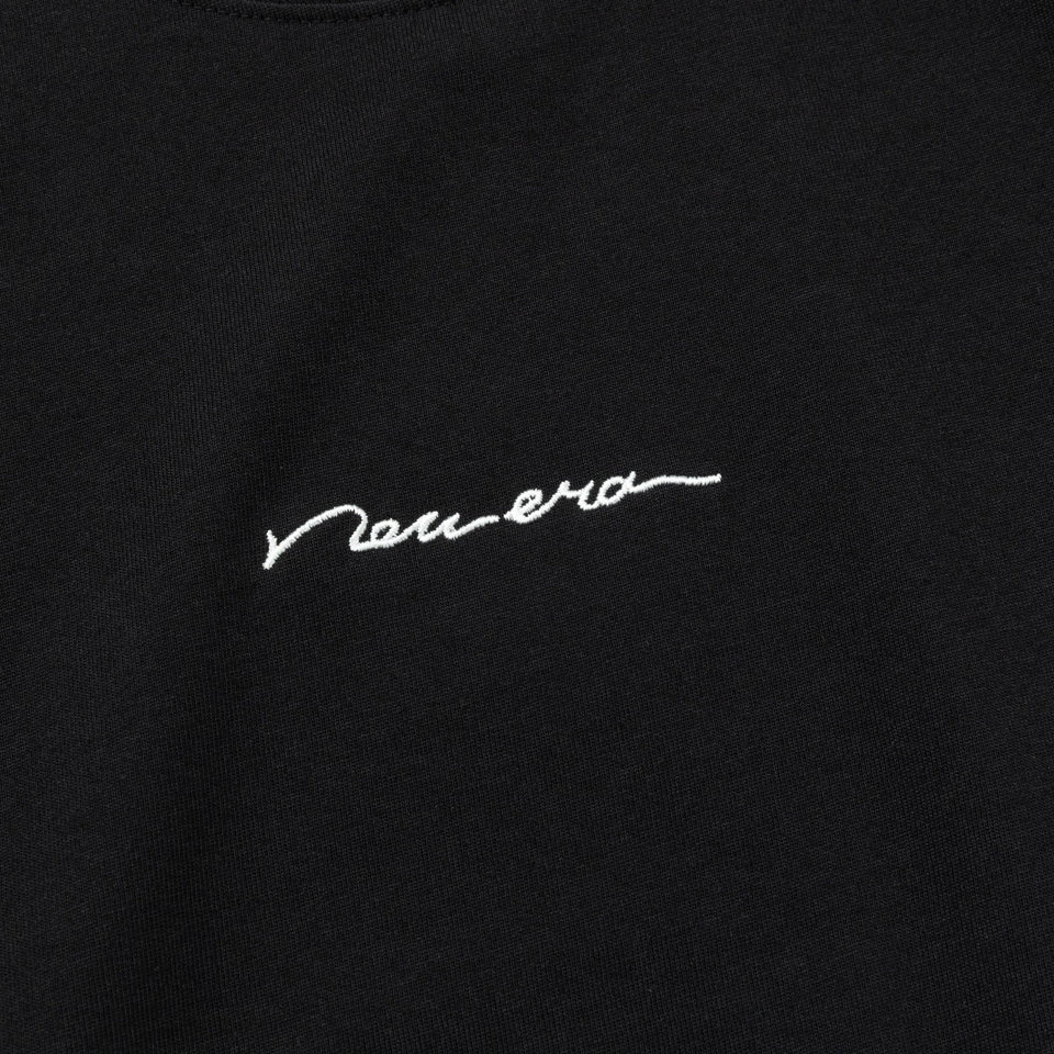 半袖 オーバーサイズド コットン Tシャツ Handwritten Logo ブラック - 14121860-S | NEW ERA ニューエラ公式オンラインストア