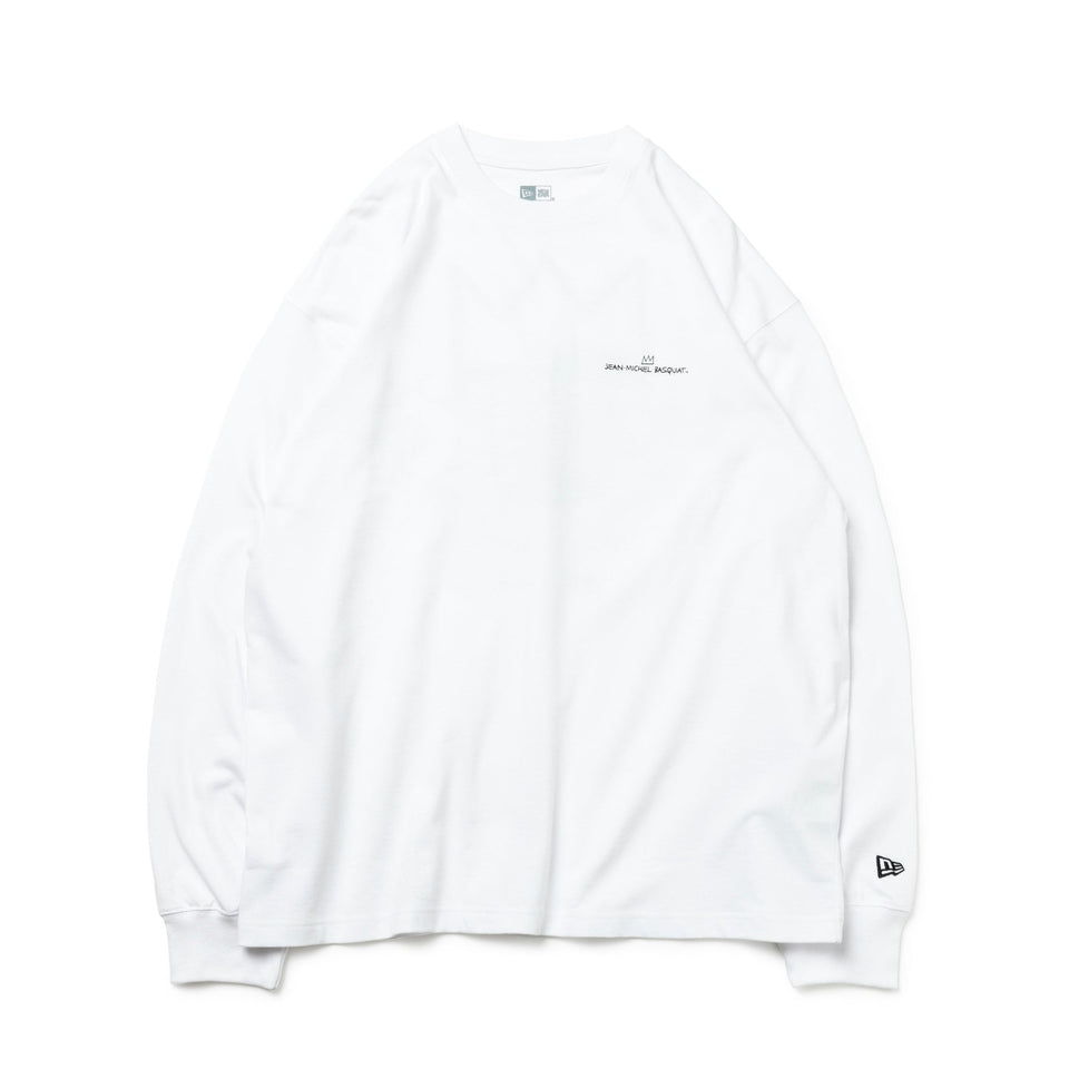 長袖 オーバーサイズド コットン Tシャツ JEAN MICHEL BASQUIAT ジャン=ミシェル・バスキア ホワイト - 13772315-S | NEW ERA ニューエラ公式オンラインストア