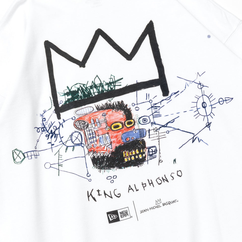 長袖 オーバーサイズド コットン Tシャツ JEAN MICHEL BASQUIAT ジャン=ミシェル・バスキア ホワイト - 13772315-S | NEW ERA ニューエラ公式オンラインストア