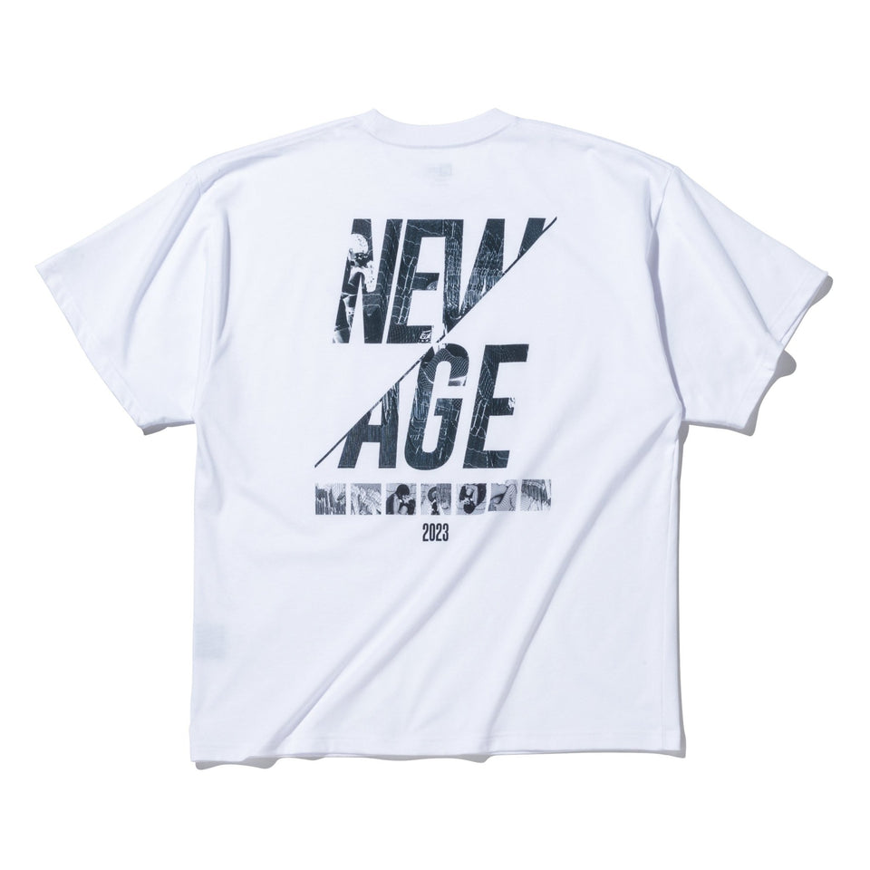 半袖 コットン オーバーサイズド Tシャツ Kosuke Kawamura 河村 康輔 NEW AGE ホワイト - 13739433-S | NEW ERA ニューエラ公式オンラインストア