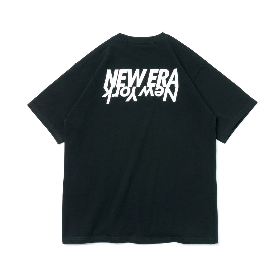半袖 ヘビーウェイト コットン Tシャツ Mirror Logo ブラック × ホワイト - 13516813-S | NEW ERA ニューエラ公式オンラインストア
