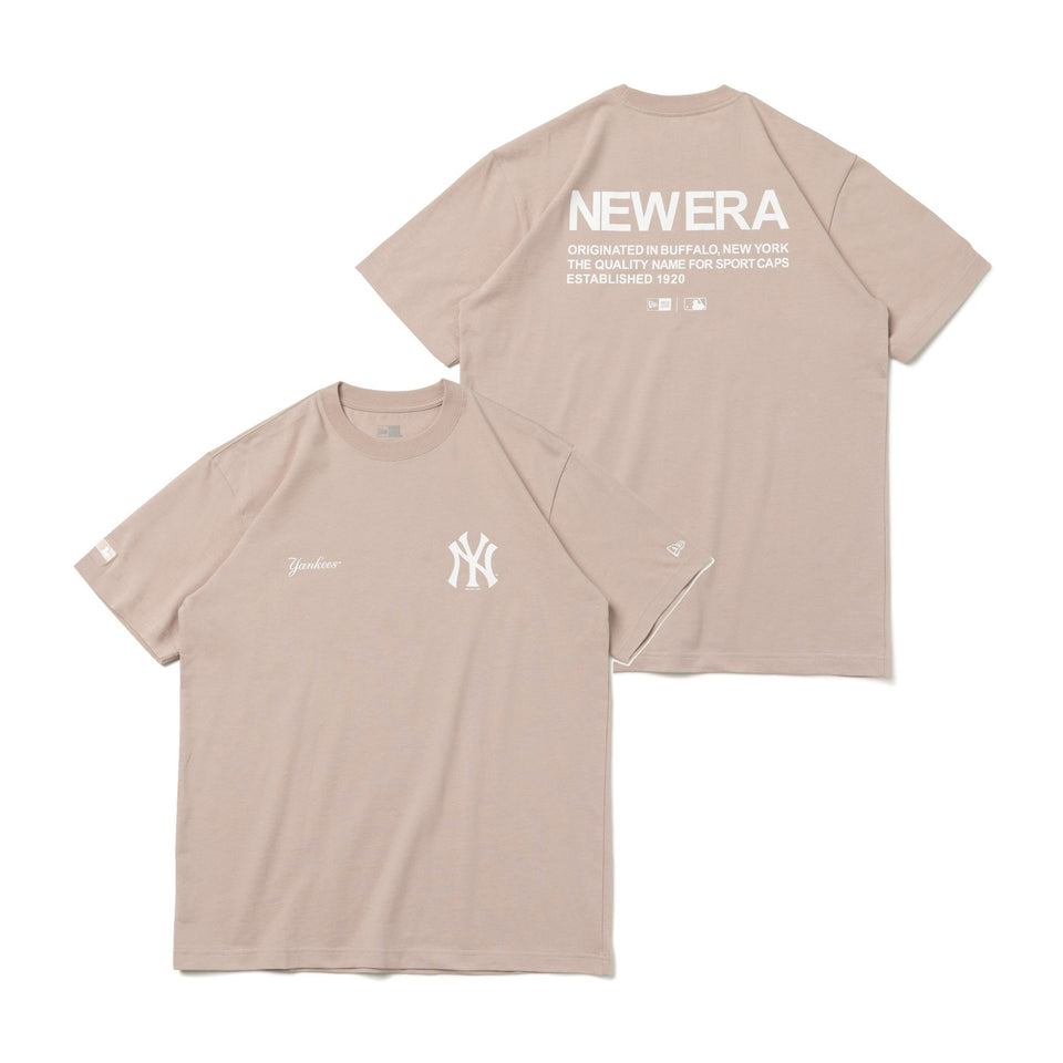 半袖 コットン Tシャツ MLB Apparel ニューヨーク・ヤンキース ラスティーピンク レギュラーフィット - 13516768-S | NEW ERA ニューエラ公式オンラインストア