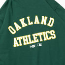 長袖 コットン Tシャツ MLB Apparel オークランド・アスレチックス ダークグリーン レギュラーフィット - 13755418-S | NEW ERA ニューエラ公式オンラインストア
