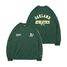 長袖 コットン Tシャツ MLB Apparel オークランド・アスレチックス ダークグリーン レギュラーフィット - 13755418-S | NEW ERA ニューエラ公式オンラインストア