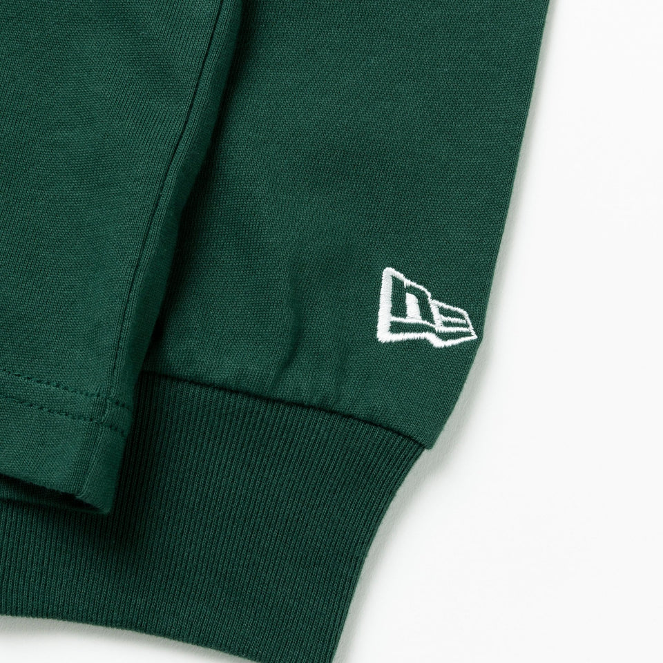 長袖 コットン Tシャツ MLB Apparel オークランド・アスレチックス ダークグリーン レギュラーフィット - 13755418-S | NEW ERA ニューエラ公式オンラインストア