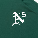 長袖 コットン Tシャツ MLB Apparel オークランド・アスレチックス ダークグリーン レギュラーフィット - 13755418-S | NEW ERA ニューエラ公式オンラインストア
