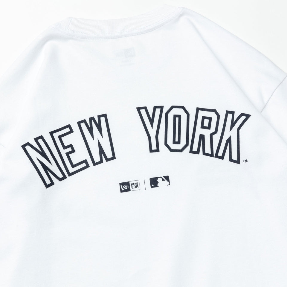 長袖 コットン Tシャツ MLB Apparel ニューヨーク・ヤンキース ホワイト レギュラーフィット - 13755419-S | NEW ERA ニューエラ公式オンラインストア