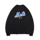 長袖 コットン Tシャツ MLB Apparel ニューヨーク・メッツ ブラック レギュラーフィット - 13755421-S | NEW ERA ニューエラ公式オンラインストア