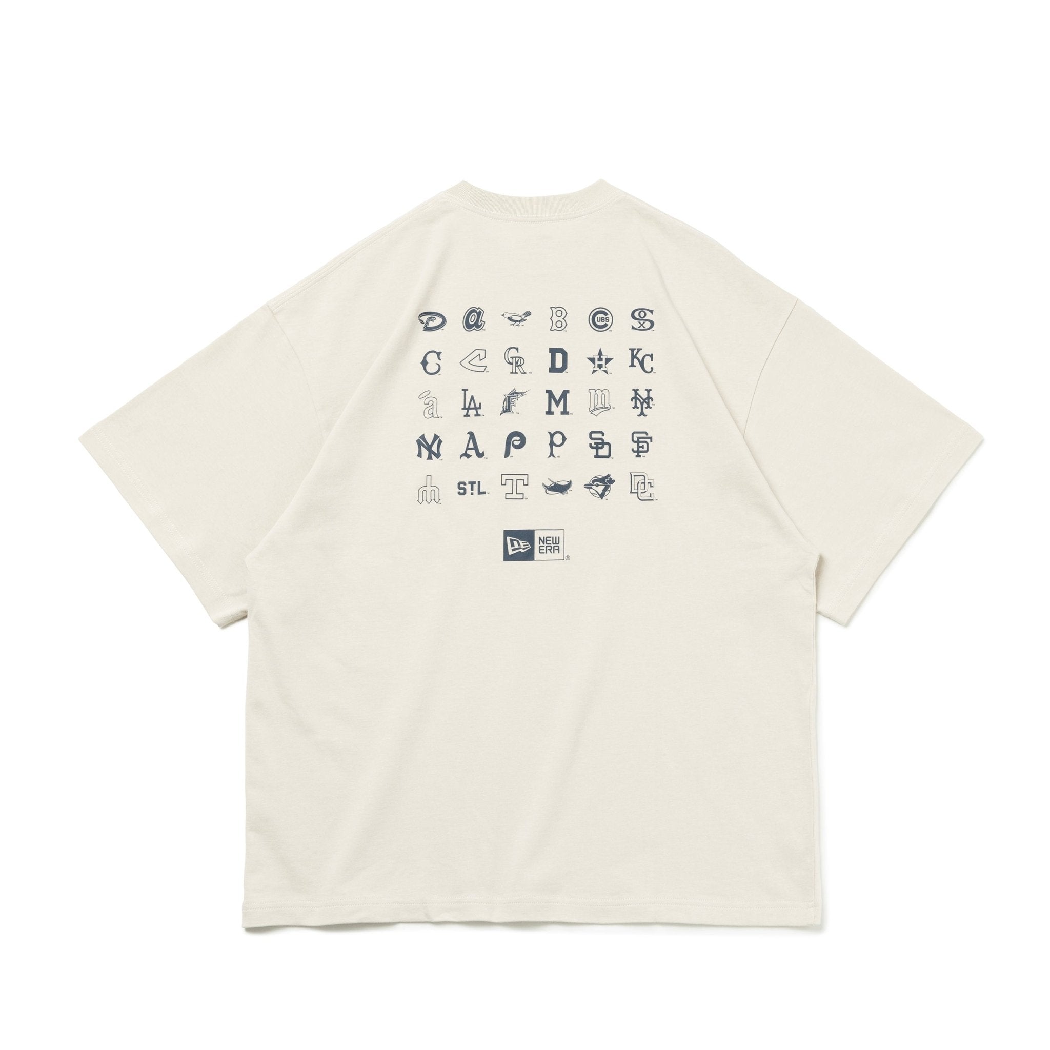 半袖 オーバーサイズド コットン Tシャツ MLB Apparel クーパーズタウン ストーン 3