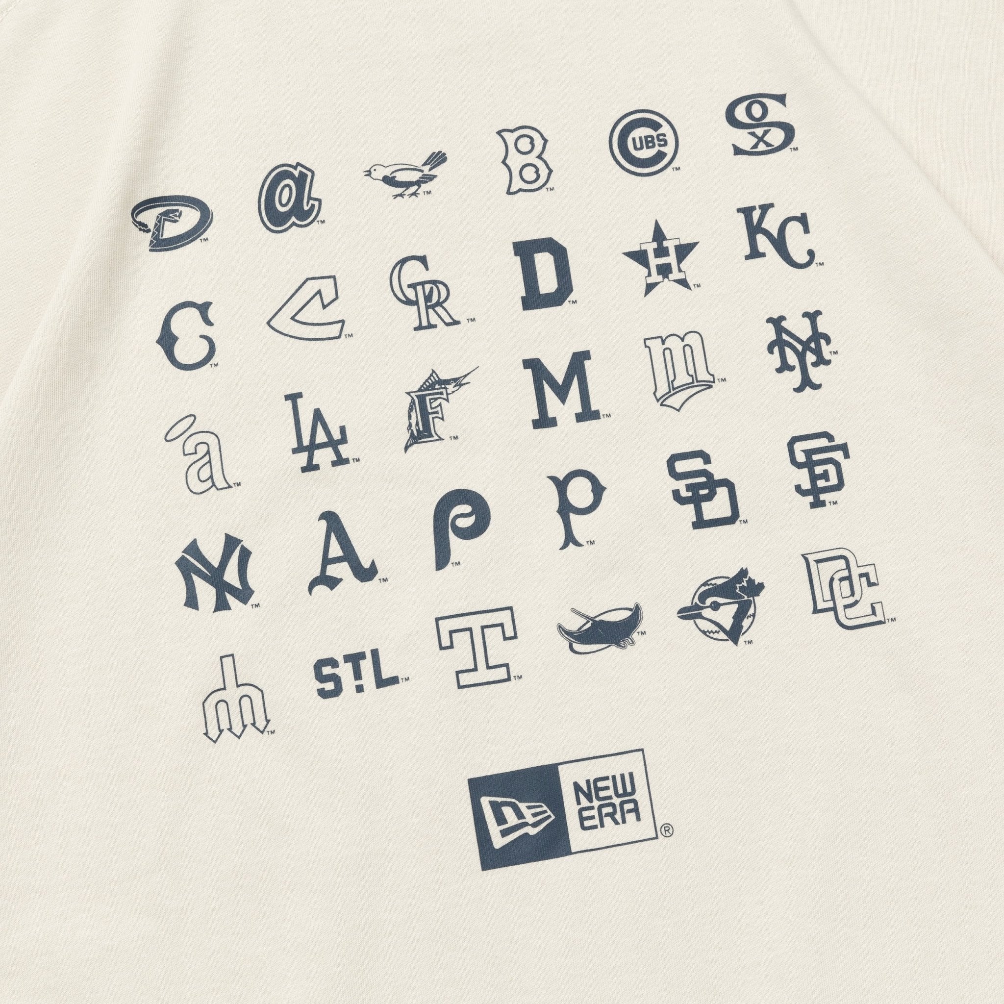 半袖 オーバーサイズド コットン Tシャツ MLB Apparel クーパーズタウン ストーン 5