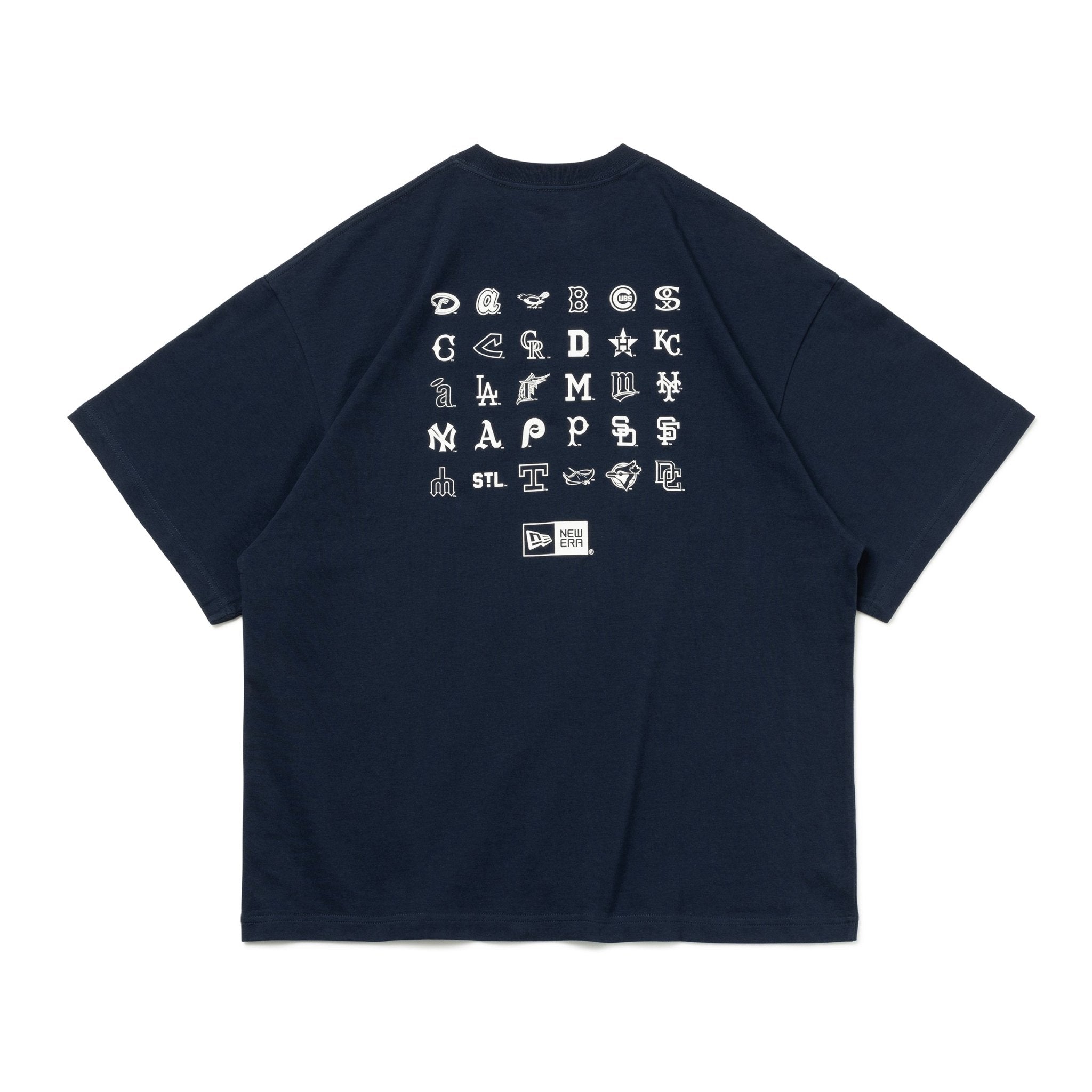 半袖 オーバーサイズド コットン Tシャツ MLB Apparel クーパーズタウン ネイビー 3