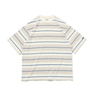 半袖 オーバーサイズド コットン Tシャツ Multi Border ストーン/オフホワイト/ブルー - 14121836-S | NEW ERA ニューエラ公式オンラインストア