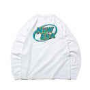 長袖 コットン Tシャツ ニューエラ ロゴシリーズ NEW ERA ホワイト レギュラーフィット - 12542702-S | NEW ERA ニューエラ公式オンラインストア