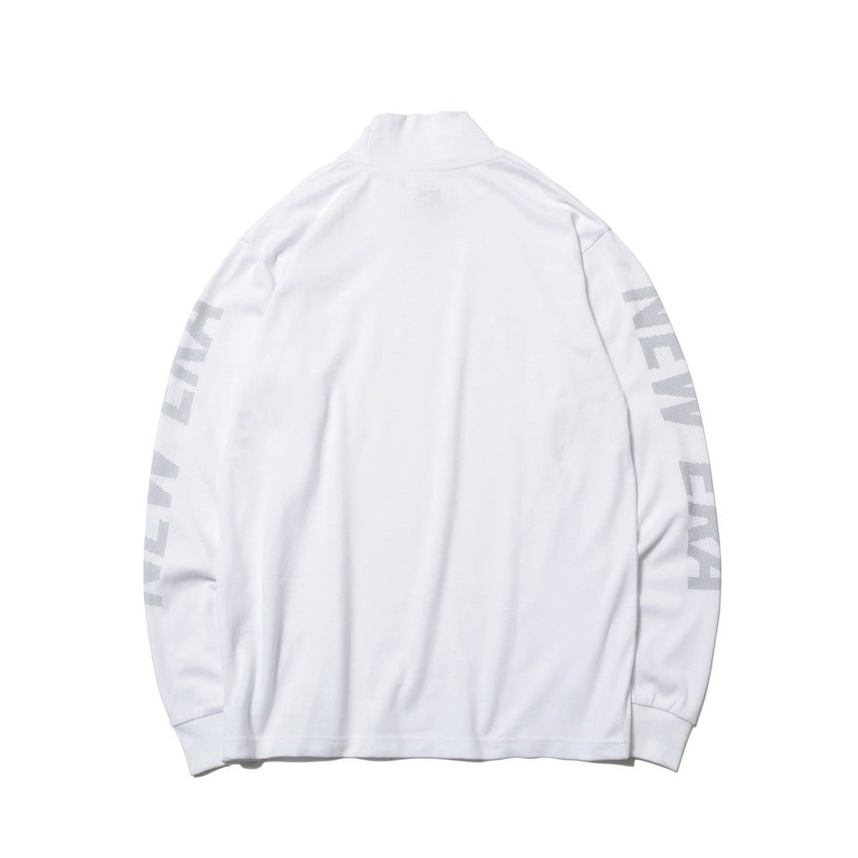 【ゴルフ】 長袖 パフォーマンス Tシャツ ハイカラーネック NEW ERA ピンフラッグロゴ ホワイト - 12542730-S | NEW ERA ニューエラ公式オンラインストア