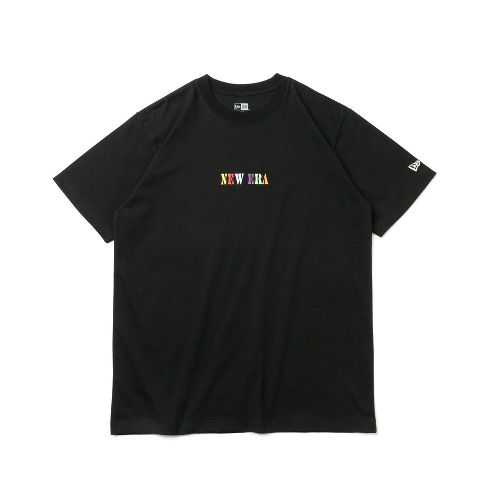 半袖 コットン Tシャツ カラフルロゴ NEW ERA ブラック レギュラーフィット - 13061418-S | NEW ERA ニューエラ公式オンラインストア