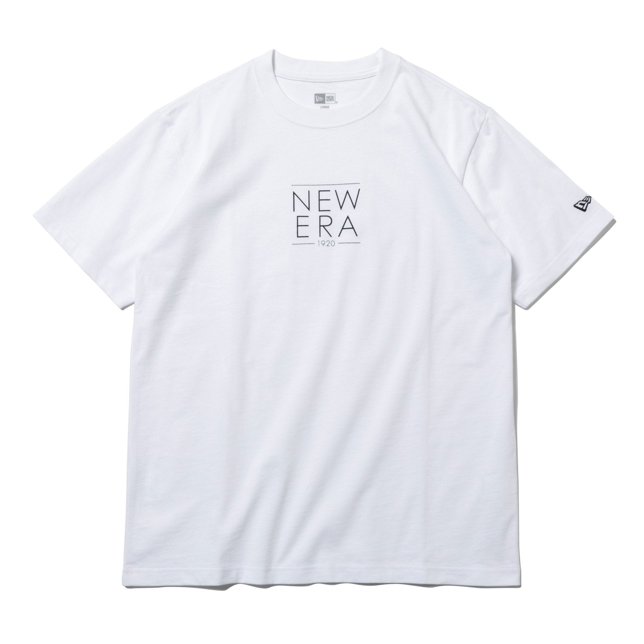 ニューエラ コットン Tシャツ New Era 1920 レギュラーフィット 半袖 コットン Tシャツ New Era 1920 ホワイト レギュラー
