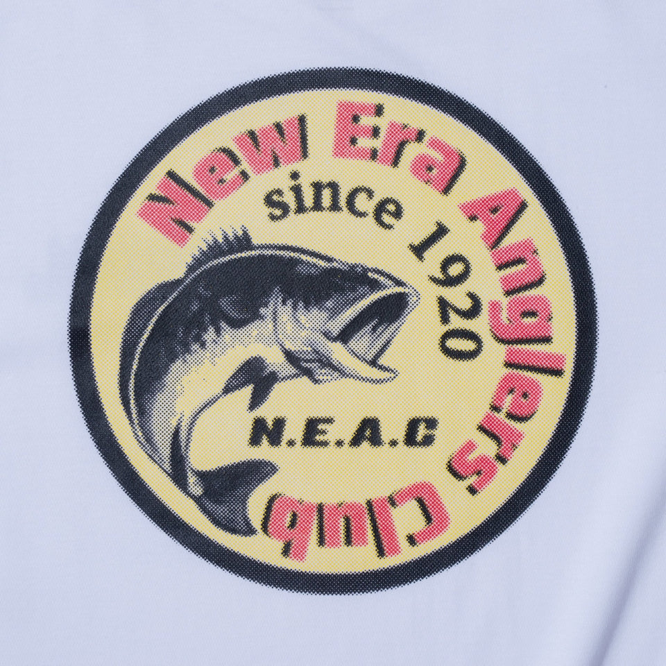 半袖 パフォーマンス Tシャツ NEW ERA Angler Club ホワイト レギュラーフィット 【ニューエラアウトドア】 - 13516324-S | NEW ERA ニューエラ公式オンラインストア