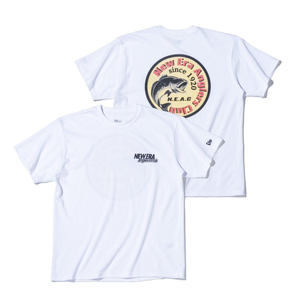 半袖 パフォーマンス Tシャツ NEW ERA Angler Club ホワイト レギュラーフィット 【ニューエラアウトドア】 - 13516324-S | NEW ERA ニューエラ公式オンラインストア