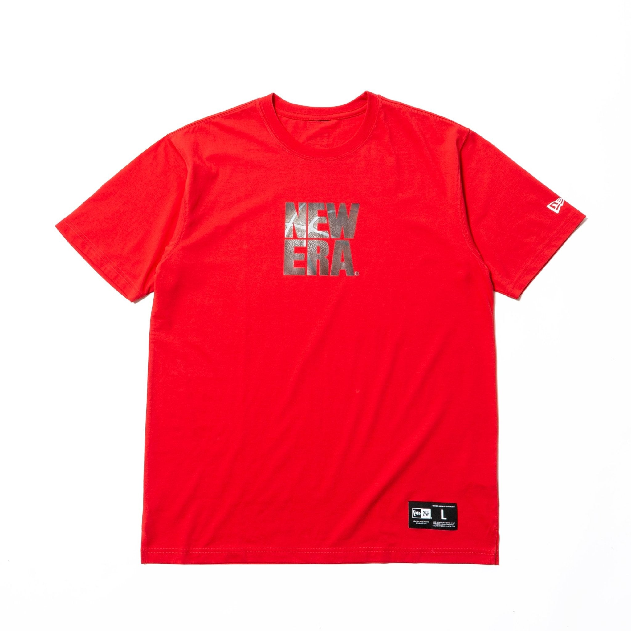 パフォーマンス Tシャツ スクエアニューエラ ロゴ レッド 【NEW