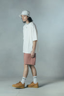 半袖 ジャカードネック ヘビーウェイト Tシャツ NEW ERA BLACK LABEL ホワイト ビッグシルエット - 13090072-S | NEW ERA ニューエラ公式オンラインストア