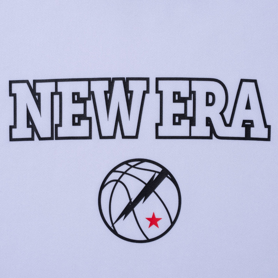 半袖 テック Tシャツ NEW ERA サンダーロゴ バスケットボール ホワイト【NEW ERA BASKETBALL】 - 12852938-S | NEW ERA ニューエラ公式オンラインストア