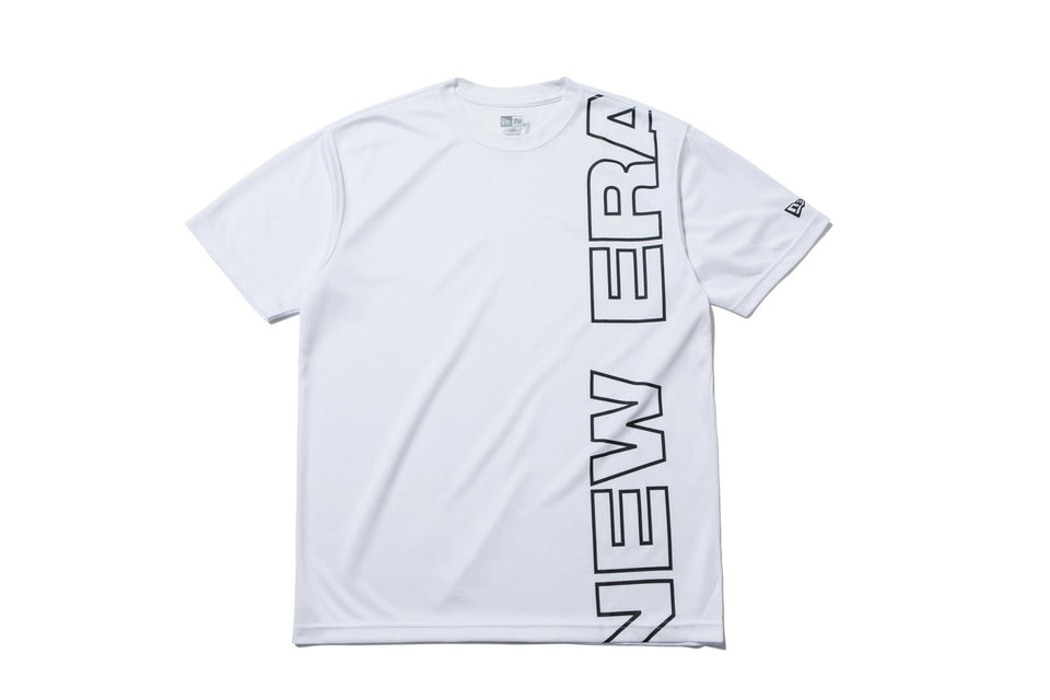 テック Tシャツ ニューエラ ワードマーク バーチカル ホワイト 【NEW ERA WORKOUT】 - 12018851-S | NEW ERA ニューエラ公式オンラインストア