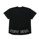 オーバーサイズド パフォーマンス Tシャツ フラッグ & リア ニューエラ ワードマーク ラウンド ブラック 【NEW ERA WORKOUT】 - 12375716-XS | NEW ERA ニューエラ公式オンラインストア