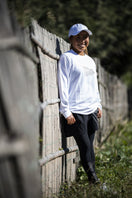 長袖 パフォーマンス Tシャツ アウトラインフラッグ & ワードマークスリーブ ブラック 【NEW ERA WORKOUT】 - 12375730-XS | NEW ERA ニューエラ公式オンラインストア