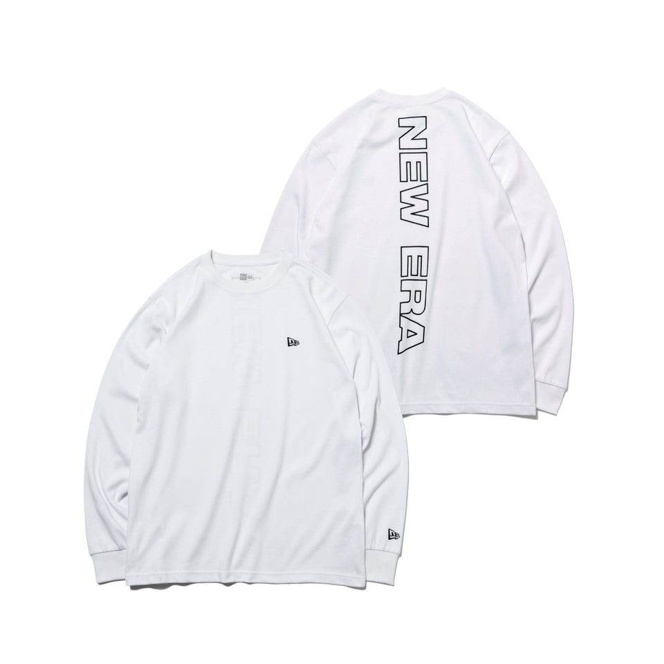 長袖 パフォーマンス Tシャツ リア ニューエラワードマーク ホワイト 【NEW ERA WORKOUT】 - 12579426-XS | NEW ERA ニューエラ公式オンラインストア