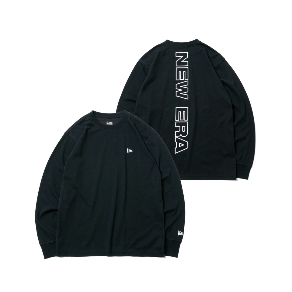 長袖 パフォーマンス Tシャツ リア ニューエラワードマーク ブラック 【NEW ERA WORKOUT】 - 12579429-XS | NEW ERA ニューエラ公式オンラインストア