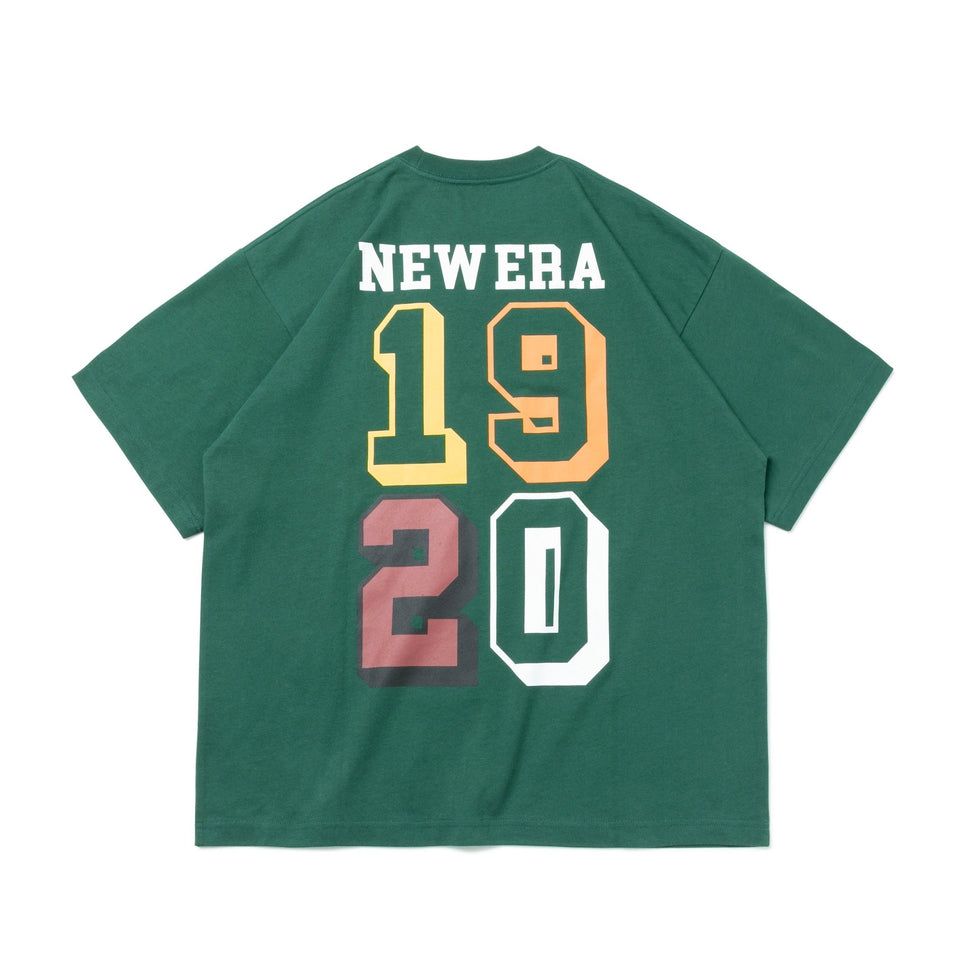 半袖 オーバーサイズド コットン Tシャツ Numbering ダークグリーン - 13516723-S | NEW ERA ニューエラ公式オンラインストア