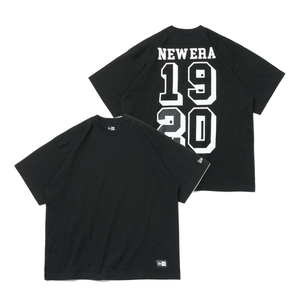 半袖 オーバーサイズド コットン Tシャツ Numbering ブラック - 13516724-S | NEW ERA ニューエラ公式オンラインストア