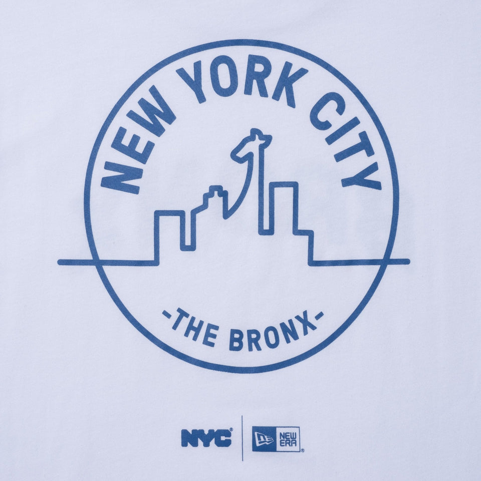 長袖 コットン Tシャツ NYC 5ボロー BRONX ホワイト レギュラーフィット - 12864382-S | NEW ERA ニューエラ公式オンラインストア