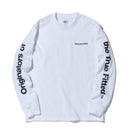 長袖 コットン Tシャツ OOTTF Sleeve ホワイト × ブラック レギュラーフィット - 13516872-S | NEW ERA ニューエラ公式オンラインストア