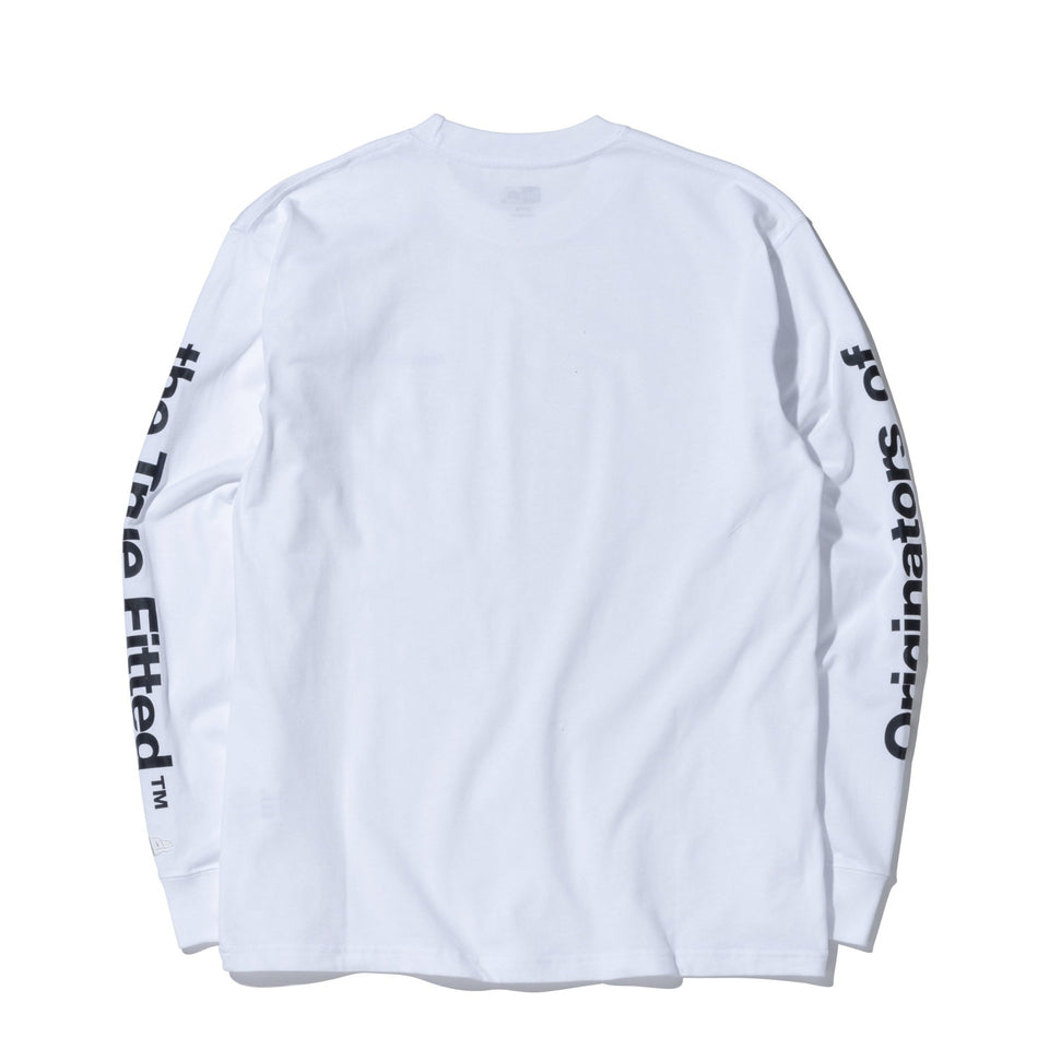 長袖 コットン Tシャツ OOTTF Sleeve ホワイト × ブラック レギュラーフィット - 13516872-S | NEW ERA ニューエラ公式オンラインストア