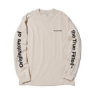 長袖 コットン Tシャツ OOTTF Sleeve グレージュ × ブラック レギュラーフィット - 13516873-S | NEW ERA ニューエラ公式オンラインストア