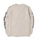 長袖 コットン Tシャツ OOTTF Sleeve グレージュ × ブラック レギュラーフィット - 13516873-S | NEW ERA ニューエラ公式オンラインストア