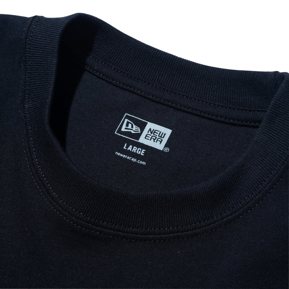 長袖 コットン Tシャツ OOTTF Sleeve ブラック × ホワイト レギュラーフィット - 13516874-S | NEW ERA ニューエラ公式オンラインストア