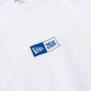 長袖 コットン Tシャツ Originators of the True Fitted ホワイト × ブルー レギュラーフィット - 12542684-S | NEW ERA ニューエラ公式オンラインストア
