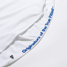 長袖 コットン Tシャツ Originators of the True Fitted ホワイト × ブルー レギュラーフィット - 12542684-S | NEW ERA ニューエラ公式オンラインストア
