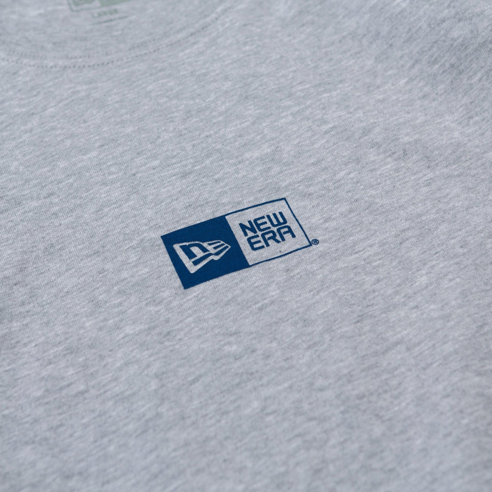 長袖 コットン Tシャツ Originators of the True Fitted グレー × ネイビー レギュラーフィット - 12542685-S | NEW ERA ニューエラ公式オンラインストア
