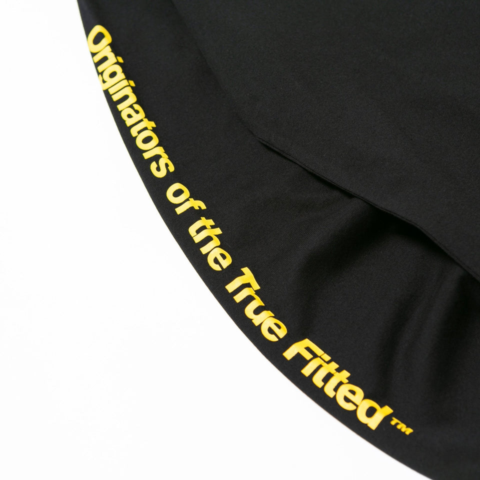 長袖 コットン Tシャツ Originators of the True Fitted ブラック × イエロー レギュラーフィット - 12542686-S | NEW ERA ニューエラ公式オンラインストア