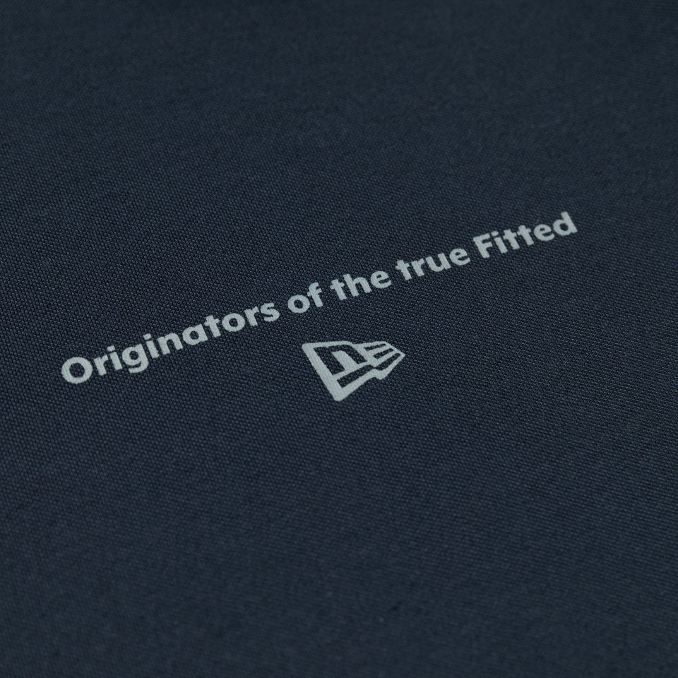 【ゴルフ】 ミドルネック 半袖 鹿の子 Tシャツ Originators of the True Fitted サークルロゴ ネイビー - 13061575-S | NEW ERA ニューエラ公式オンラインストア