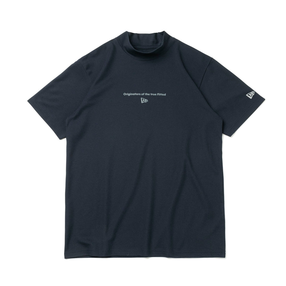 【ゴルフ】 ミドルネック 半袖 鹿の子 Tシャツ Originators of the True Fitted サークルロゴ ネイビー - 13061575-S | NEW ERA ニューエラ公式オンラインストア
