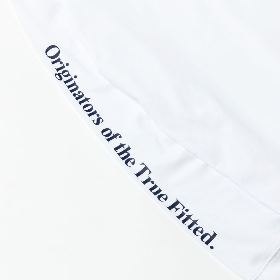 長袖 コットン Tシャツ Originators of the True Fitted ホワイト レギュラーフィット - 13755414-S | NEW ERA ニューエラ公式オンラインストア